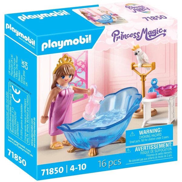 PLAYMOBIL 71850 - Salle de bain royale avec princesse et accessoires