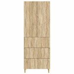 vidaXL Ensemble de Meubles 2 Pièces Chêne Sonoma 66 x 34 5 x 90 cm