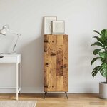 vidaXL Buffet Bois ancien 33 x 34 5 x 90 cm Bois d'ingénierie