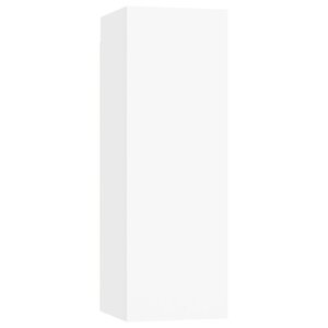 vidaXL Meuble TV Blanc 30 5x30x90 cm Bois d’ingénierie