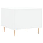 vidaXL Tables basses 2 Pièces blanc 50x50x40 cm bois d'ingénierie