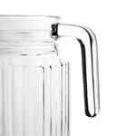 Pichet rainuré en verre 1 l olympia - boite de 6 -  - verre1 x243mm