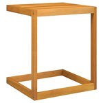 vidaXL vidaXL Table en forme de C 42x40x50 cm bois massif d'acacia