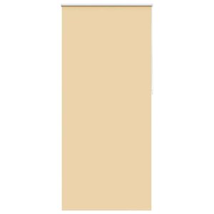 vidaXL Store enrouleur occultant 124 4 x 230 cm largeur du tissu 120 cm beige