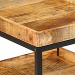 vidaXL Table d'appoint Marron 45 x 45 x 45 cm bois de manguier massif