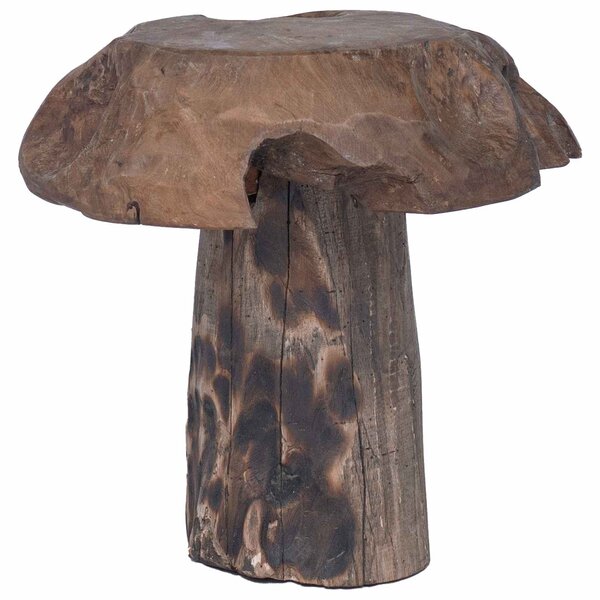 vidaXL Tabouret Naturel 35 x 35 x 35 cm Bois de teck massif