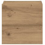 vidaXL Meubles TV muraux 3 Pièces chêne artisanal bois d'ingénierie