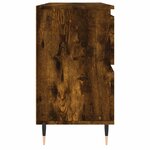 vidaXL Armoire salle de bain chêne fumé 80x33x60cm bois d'ingénierie