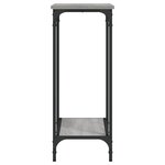 vidaXL Table console sonoma gris 75x30 5x75 cm bois d'ingénierie