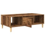 vidaXL Table basse Bois ancien 103 5 x 60 x 35 cm Bois d'ingénierie