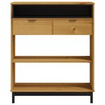 vidaXL Table de bar FLAM 92x45x110 cm bois massif Pin