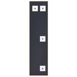 vidaXL Miroir Doré 120x30 cm