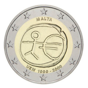2 euros commémorative Malte 2009 - UEM.