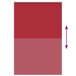 vidaXL Store enrouleur occultant rouge largeur du tissu 151 6 cm