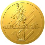 Pièce de monnaie en Or g 3.49 Millésime 2024 Cult of Personality JOHN KENNEDY