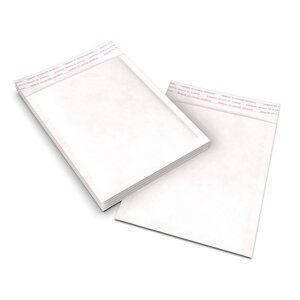 Lot de 100 sachet à bulles kraft blanc 215x150 mm 90 gsm