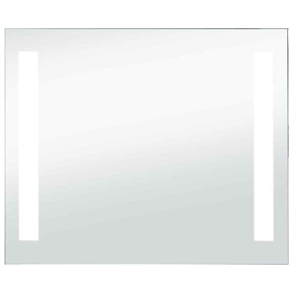 vidaXL Miroir mural à LED pour salle de bains 60x50 cm