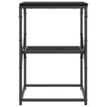 vidaXL Table d'appoint Chêne noir 41 x 40 x 60 cm