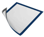 5 Cadres DURAFRAME® MAGNETIC A4 – Fixation aimantée pour surfaces métalliques - Bleu foncé DURABLE