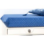 Pochoir a4 blue ethnic fond
