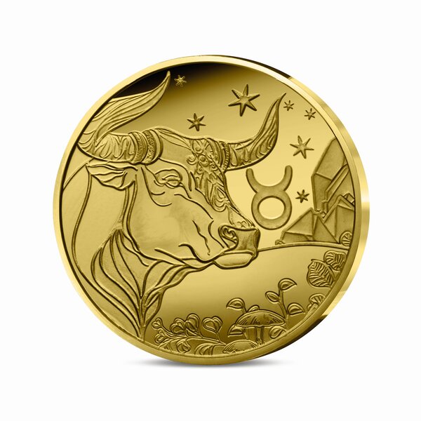 Signes astros - Taureau Monnaie de 5€ 1/2g or