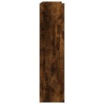 vidaXL Étagère à chaussures chêne fumé 80x25x100 cm bois d'ingénierie