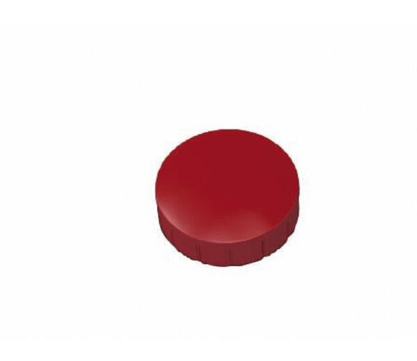 Boite de 10 Aimants MAULsolid Ø 20 mm Puiss. 0,3 kg Rouge MAUL