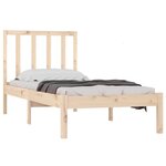 vidaXL Cadre de lit sans matelas bois de pin massif 90x190 cm