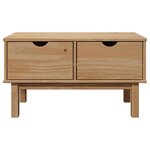 vidaXL Banc de couloir OTTA 80x40x45 cm bois de pin massif