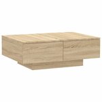 vidaXL Table basse chêne sonoma 90x60x31 cm bois d'ingénierie