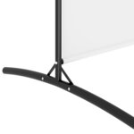 vidaXL Cloison de séparation 2 panneaux Blanc 175x180 cm Tissu