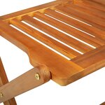 vidaXL Ensemble à manger de jardin 11 Pièces 220x90x75 cm bois d'acacia