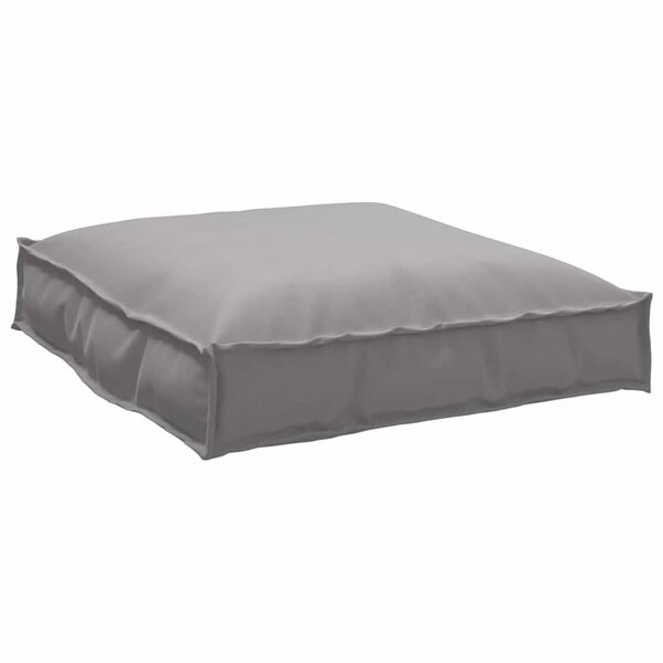 vidaXL Coussin pour assise de palette Gris 70 x 70 x 12 cm