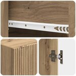 vidaXL Ensemble de Meubles 2 Pièces 66 x 34 5 x 90 cm Bois d'ingénierie