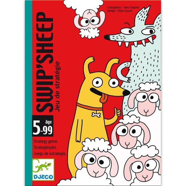 Djeco DJ05145 - Jeu de cartes - Swip'Sheep
