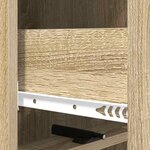 vidaXL Armoire à tiroirs Chêne Sonoma 33 x 34 5 x 92 cm