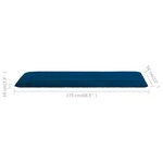 vidaXL Chaise longue pliable Tissu Oxford Bleu marine