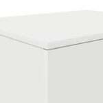 Meuble de rangement vidaXL Blanc 103x41x40 cm en panneaux de particules