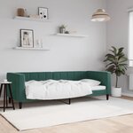 vidaXL Lit de repos vert foncé 80x200 cm velours