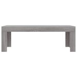 vidaXL Table basse sonoma gris 102x50x36 cm bois d'ingénierie
