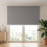 vidaXL Store enrouleur Protection UV Gris clair 180 x 230 cm Polyester