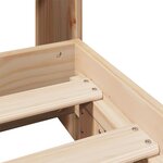 vidaXL Cadre de lit sans matelas 90x190 cm bois de pin massif