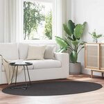 vidaXL Tapis HUARTE Anthracite 140 x 200 cm Polyester