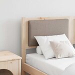 vidaXL Tête de lit Autre Marron 150 cm Bois massif en pin