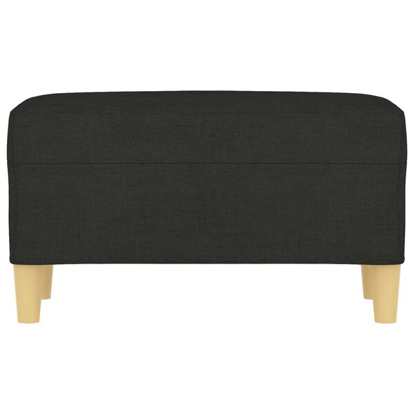Banc banquette 70 x 35 x 41 cm tissu noir 02_0010586