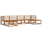 vidaXL Ensemble de canapés d'extérieur 6 pc Naturel