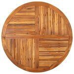 Vidaxl ensemble de salle à manger de jardin 5 pièces marron