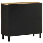 vidaXL Buffet 80x33 5x75 cm bois de manguier brut massif