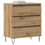 vidaXL Buffet chêne artisanal 60 x 35 x 70 cm Bois d'ingénierie