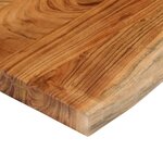 vidaXL Dessus de table 120x40x3 8 cm rectangulaire bois massif acacia